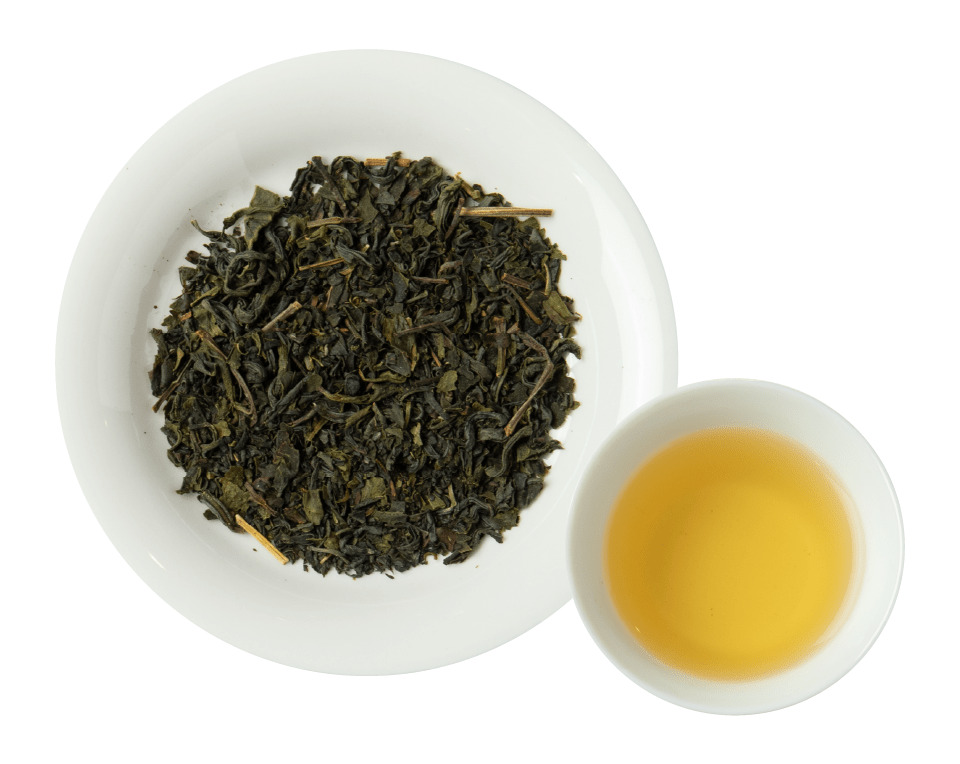烏龍茶(亦可稱為青茶)與它的茶葉外觀