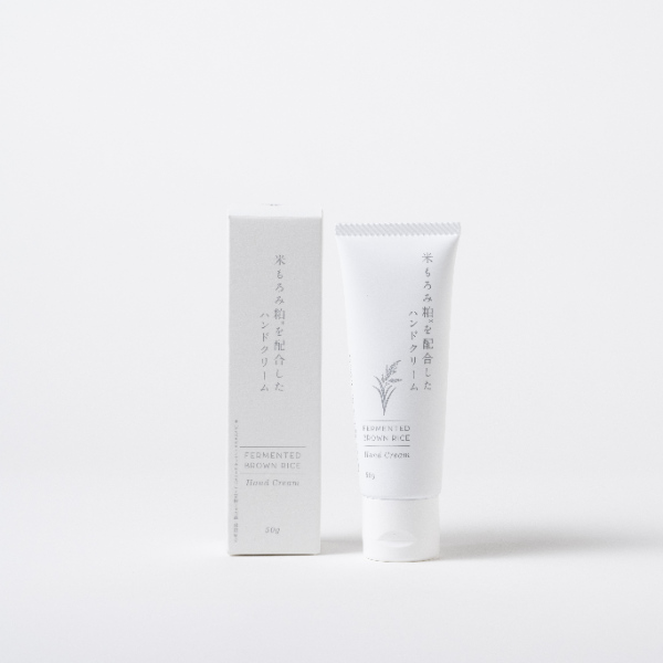Akomeya Tokyo 米麴粕護手霜商品照,包含盒裝