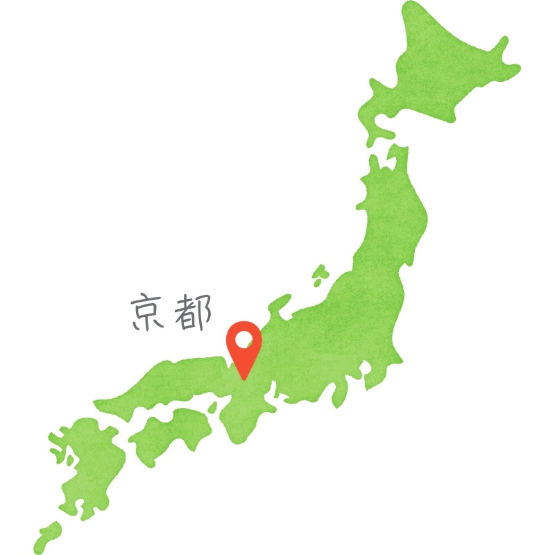 京都在日本地圖的位置示意圖